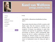 Tablet Screenshot of karelvanwolferen.com